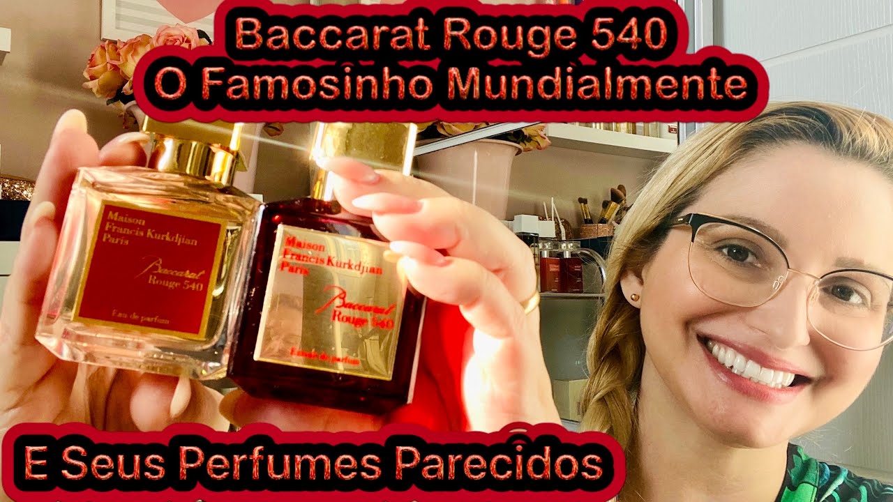 Perfumes Baccarat Rouge 540 EDP e Extrait - E Seus Perfumes Com a Mesma Proposta Olfativa ❤️