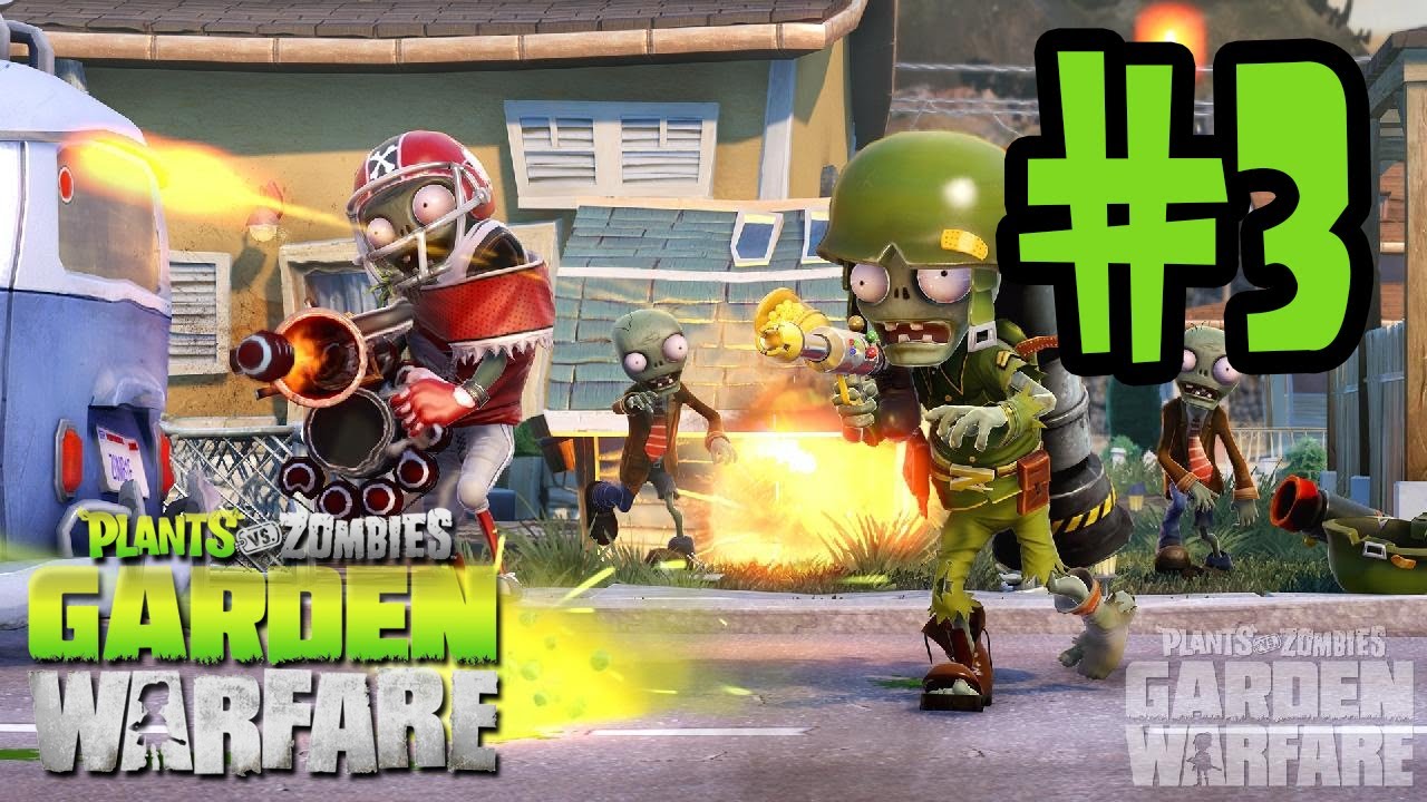 Plants VS Zombies Garden Warfare Gameplay Walkthrough Part 3 - Team Vanquish - Zombies & Plants