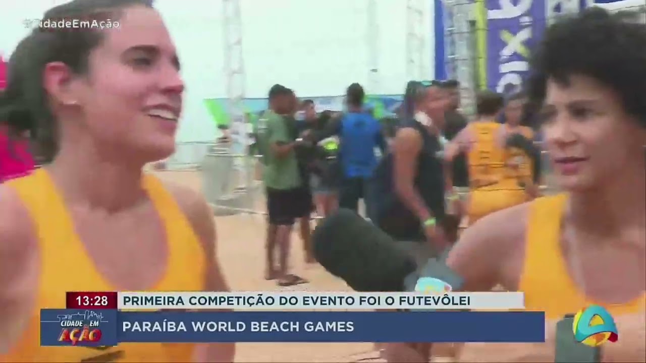 Cidade em Ação - Paraíba World Beach Games começa com disputa de futevôlei como primeira competição