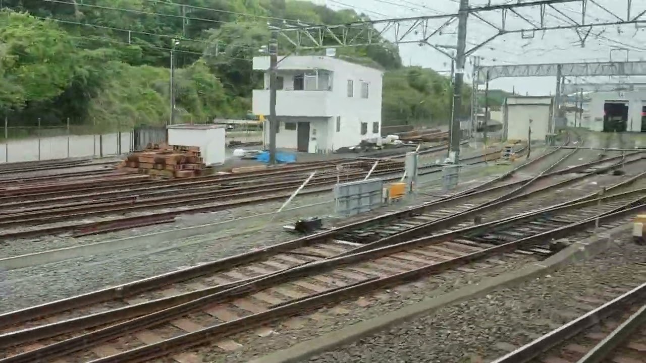 【京成】宗吾車両基地拡張工事の様子  2025.4.28