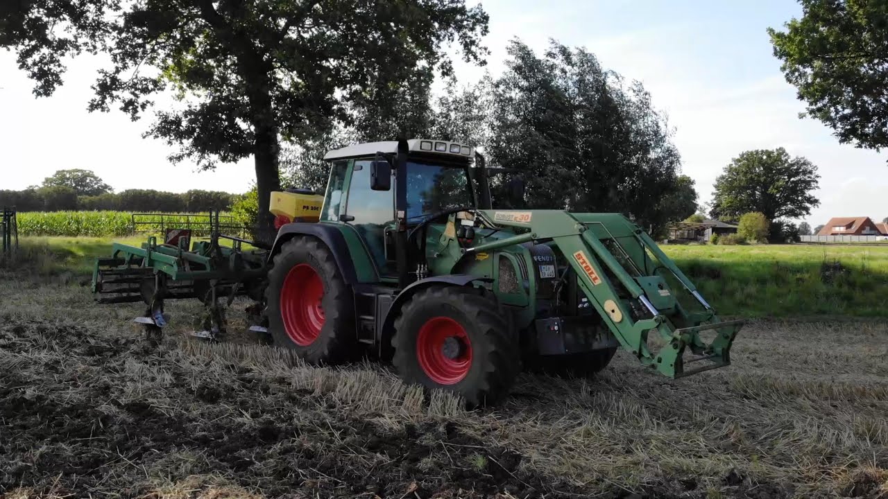 #Vlog76 Fendt 411 vs. 4,50m Grubber + Meine ersten selbst geflogenen Dohnenaufnahmen