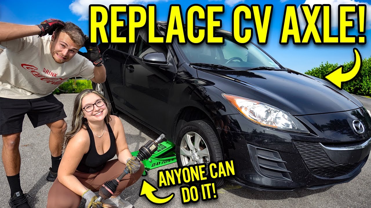 HOW TO REPLACE DRIVERS CV AXLE ON A 2010 MAZDA 3