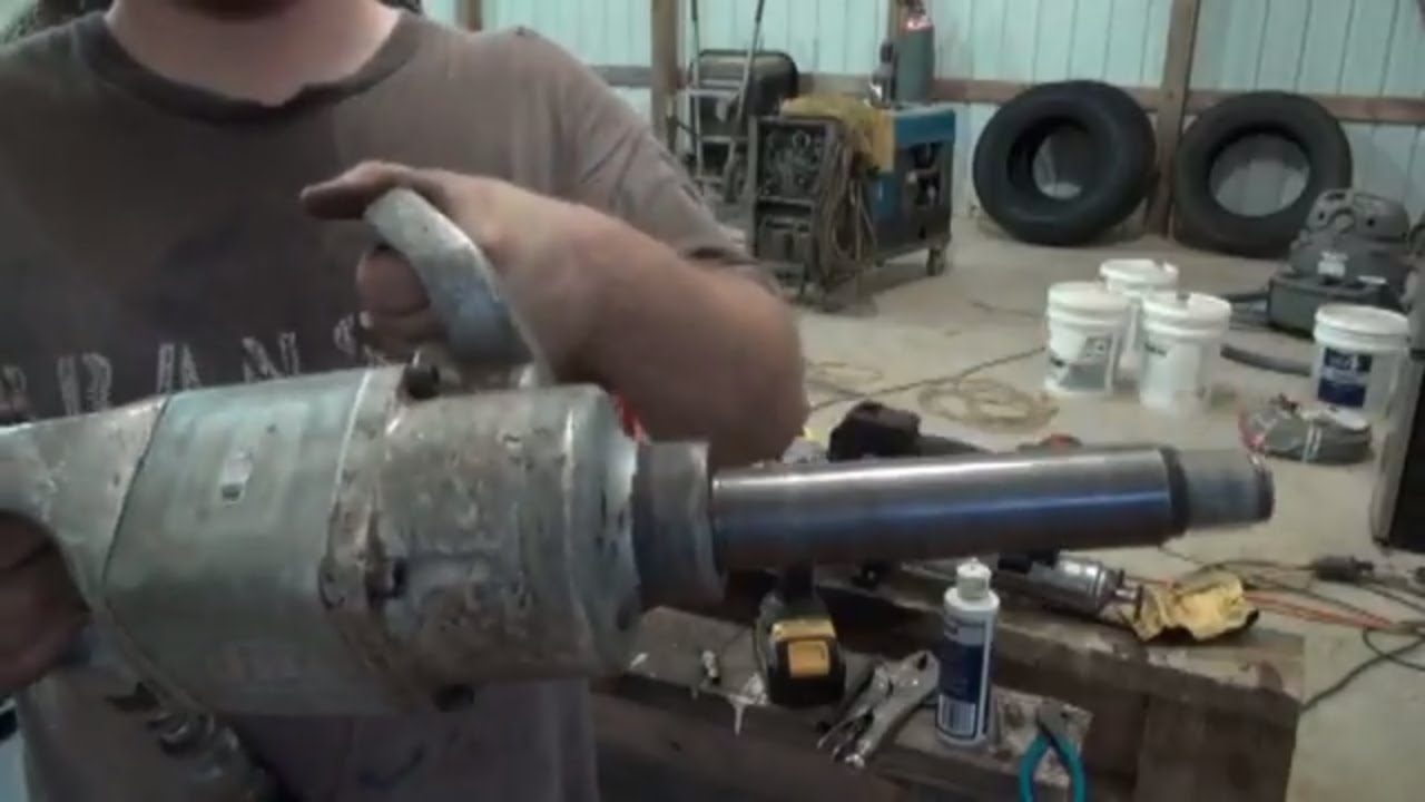 Ingersol rand 1 in impact repair and making my own parts