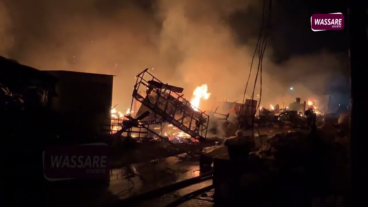 Urgent - grave Incendie à rebeuss, plusieurs dégâts matériels pour le moment 