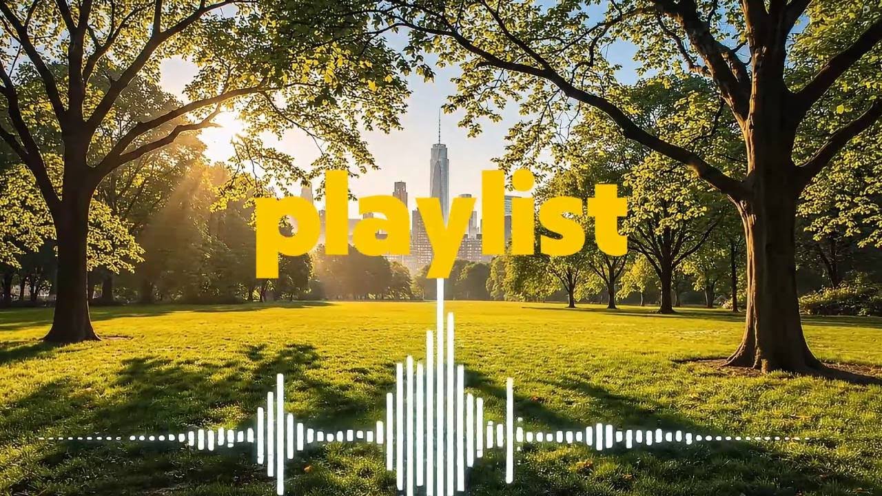 Walking in NYC Central Park 🍃 Relaxing Pop Playlist for a Perfect Morning