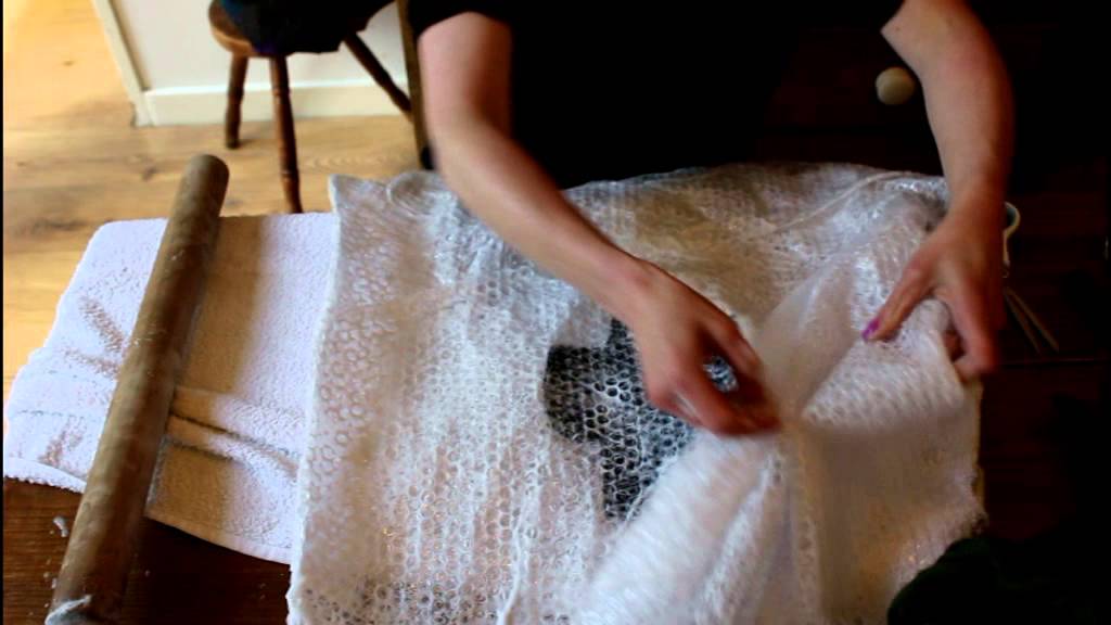 Wet Felting Mr Badgers Clothes