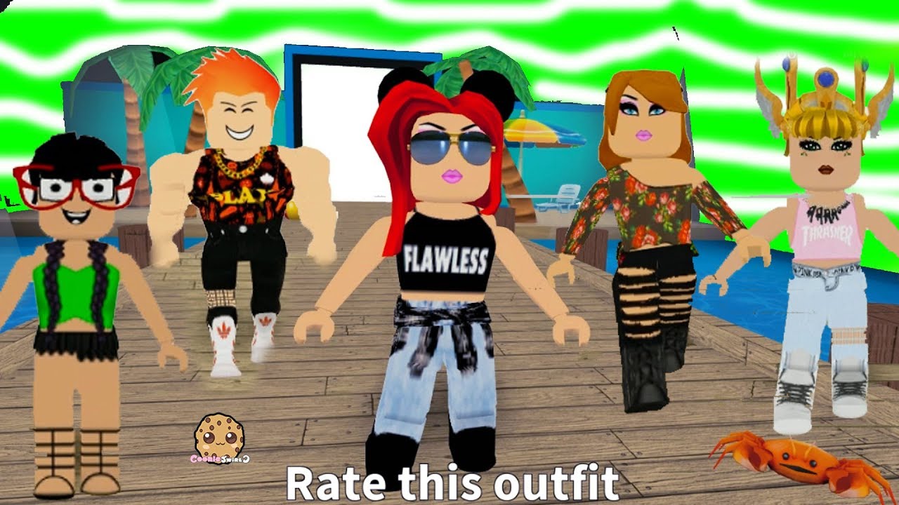 Fashion Frenzy Summer Dress Up Runway Show Video - Cookie Swirl C Let's Play Online Roblox