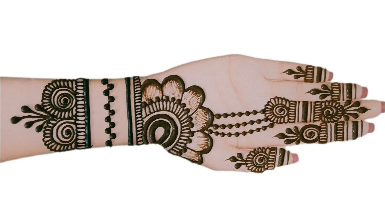 Eid 🌙 mehndi design #very simple Eid 🌙 mehndi design #beautiful mehndi ✨#Hennabysaniya...