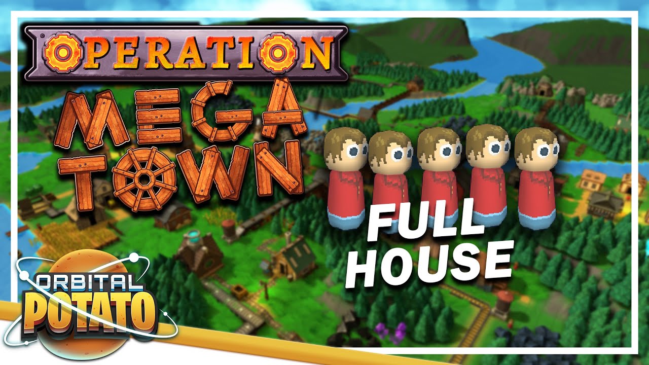 100% Population! - Factory Town: Operation Mega Town - Factorio-like Process Management Game