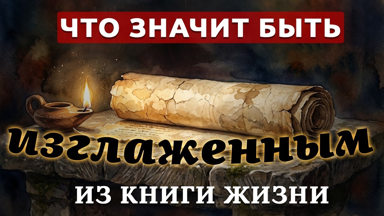 Что значит быть изглаженным из Книги жизни?