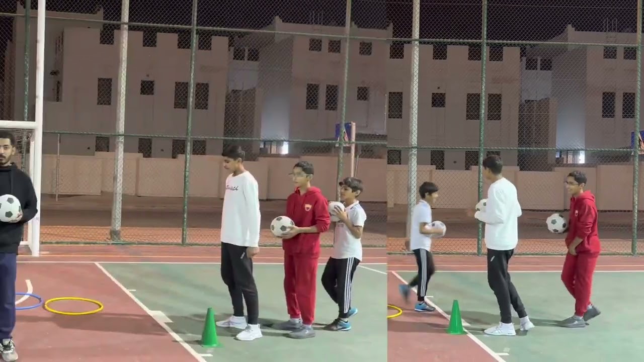 الخطوات التعليمية لمهارة التصويبة السلمية