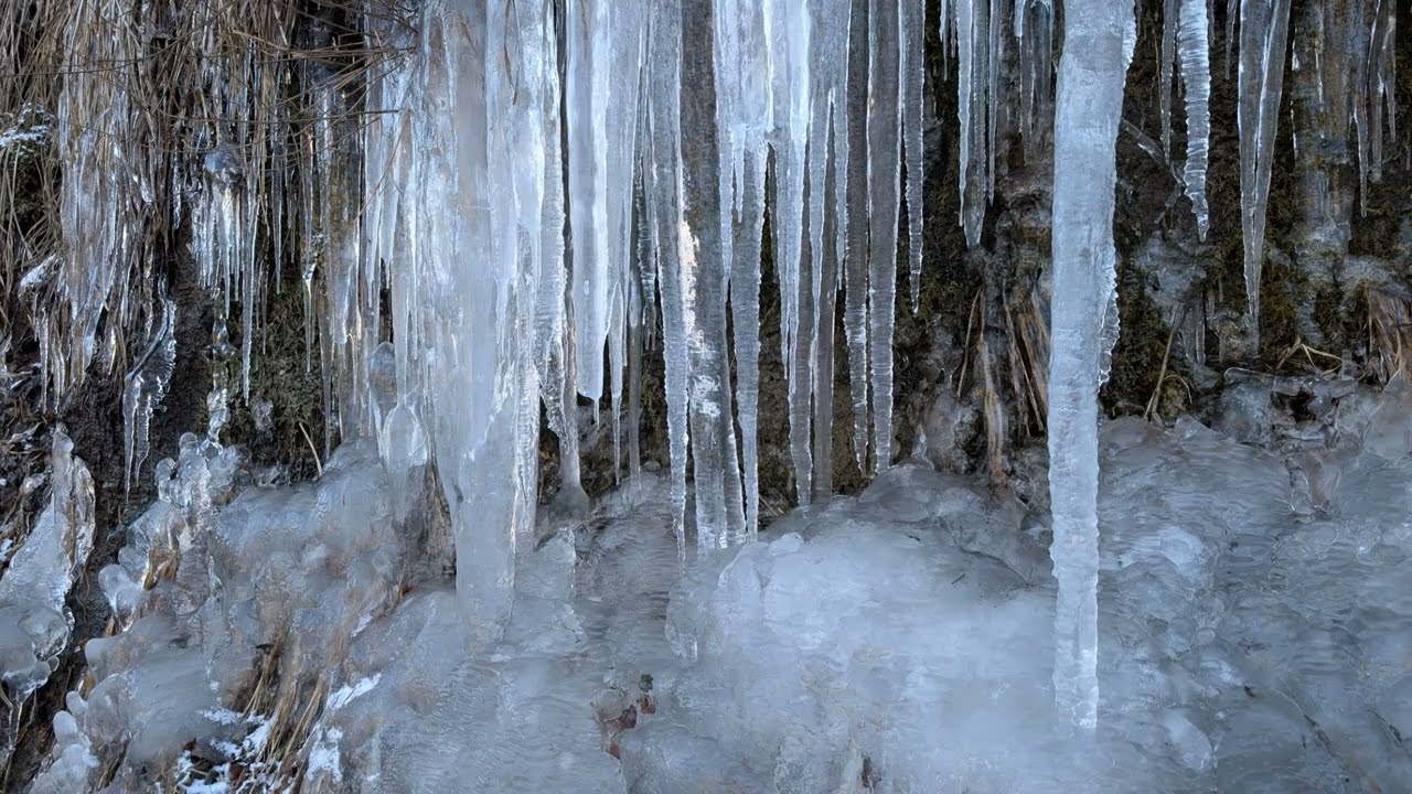 梨木温泉・氷壁