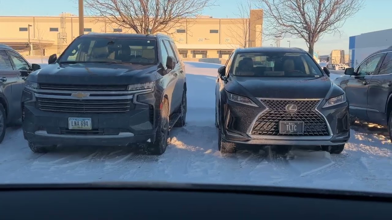 FSD 14.2.1 in Snow (Hurry Mode) Chooses Hilarious Place To Park!  #Tesla #ModelX #ElonMusk