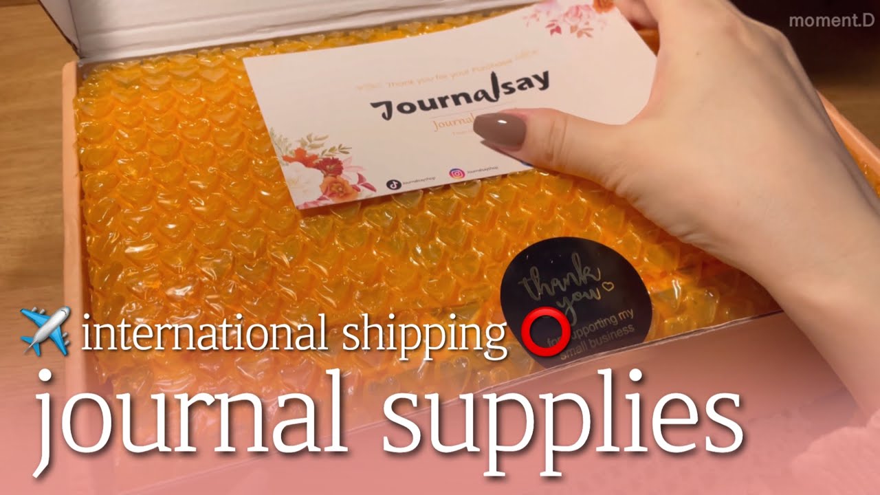 [Sub] 취향껏 골라담은 저널세이 언박싱 journalsay unboxing ASMR✨international shipping ✈️⭕️