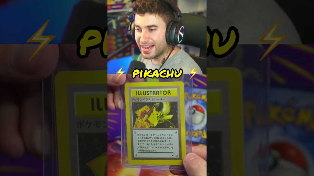 La carta Pok&eacute;mon M&Aacute;S cara del MUNDO 👀💲 Cu&aacute;ntos Pikachu Illustrator existen?