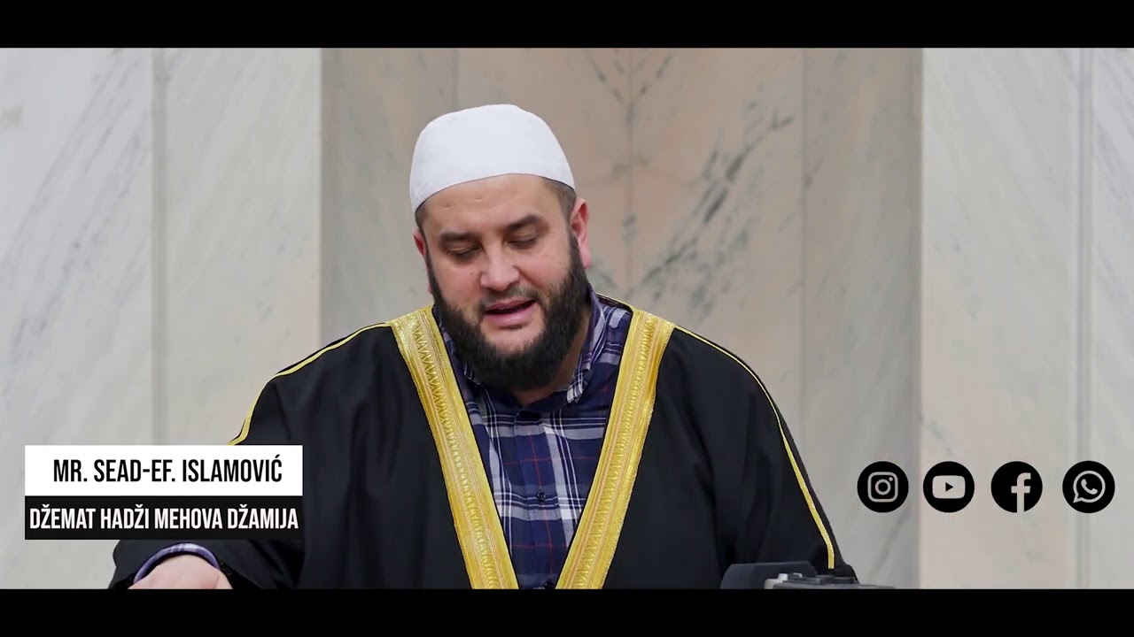 Kazivanje o Musau a.s. ⁴ᵏ mr. Sead-ef. islamović (Tefsir Kur'ana sura El Bekare 87ajet)
