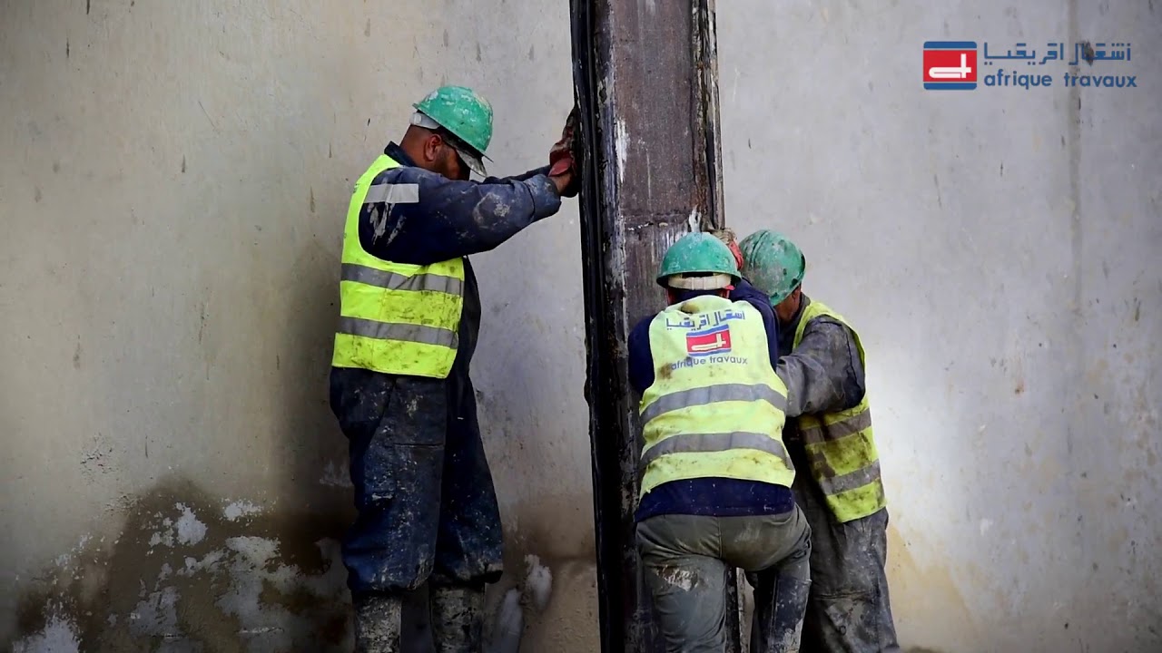 Réalisation des parois moulées périphériques - Novembre 2018