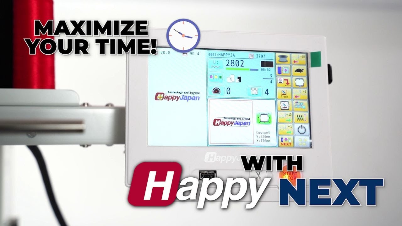 BOOST Your Production with This Exclusive Feature on Your Happy Japan Embroidery Machine!