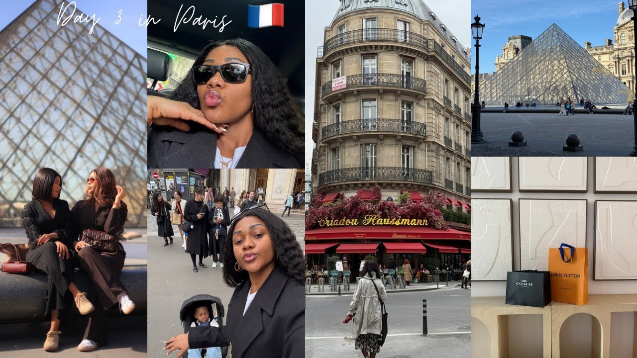 Travel Vlog: A Day at the Louvre, Unboxing & Exploring Paris  🇫🇷#parisvlog #travelparis