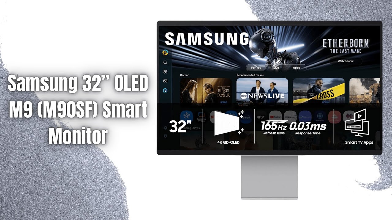 Обзор Samsung OLED M9 32” (2025) | Игровой монстр 4K QD-OLED 165 Гц!