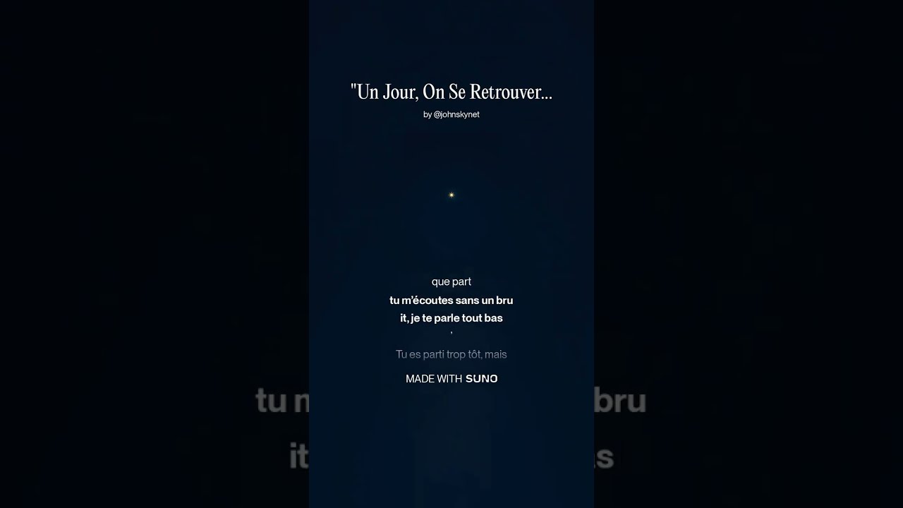 Un Jour, On Se Retrouvera