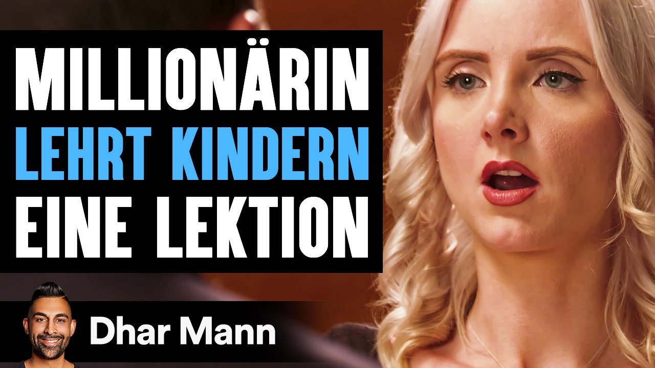 Millionärin Mutter LEHRT IHREN KINDERN Eine Lektion | Dhar Mann Studios