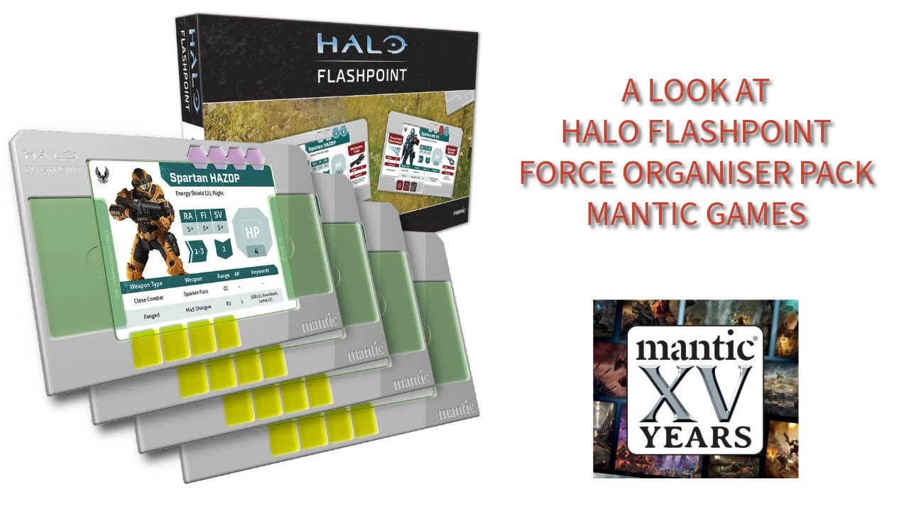 Halo Flashpoint Force Organiser Pack. Mantic Games 