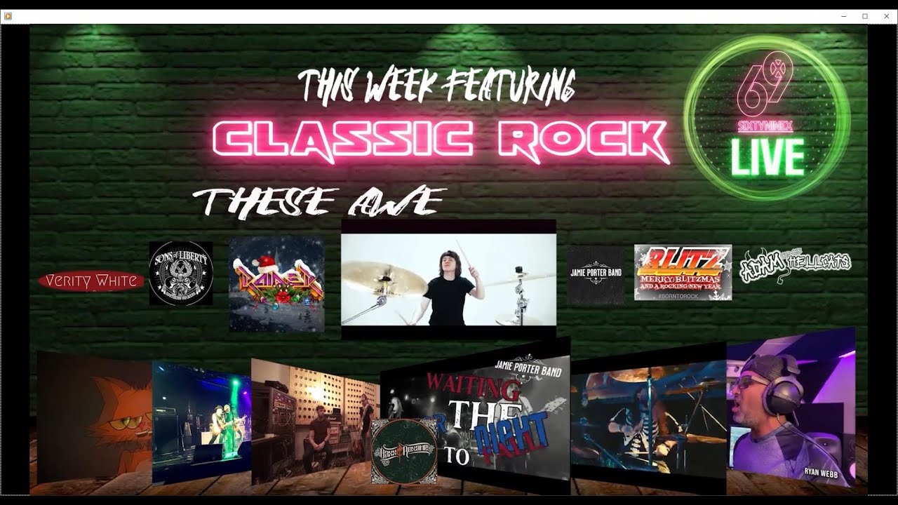 69XLIVE - Classic Rock Episode, Featuring Jackie Chambers,' Girlschool & Syteria'