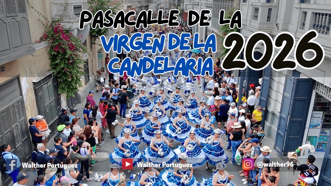 Pasacalle de la Virgen de la Candelaria 2026 en Lima 🇵🇪 | Tradición y Folklore Vivo