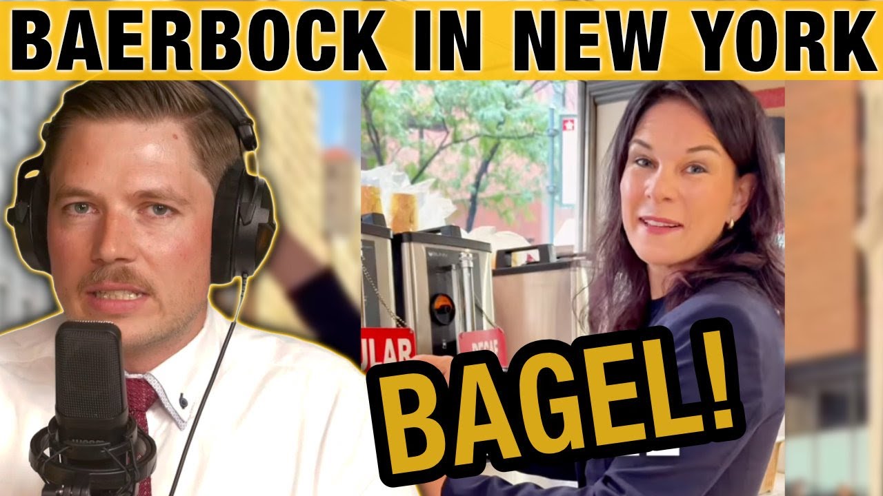 Baerbock tanz durch New York! Einwegbecher & Cream-Bagel auf Steuerzahlerkosten