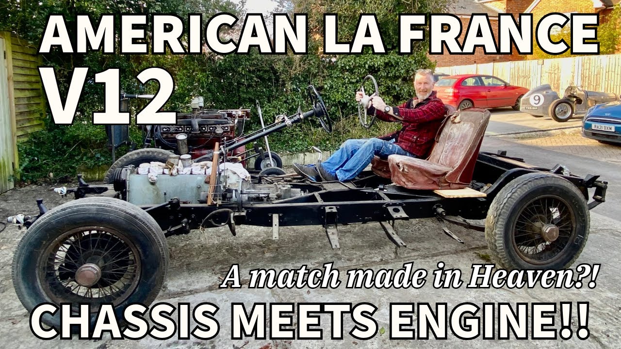 American La France V12 Special - Episode 19 - Engine Meets Chassis!!