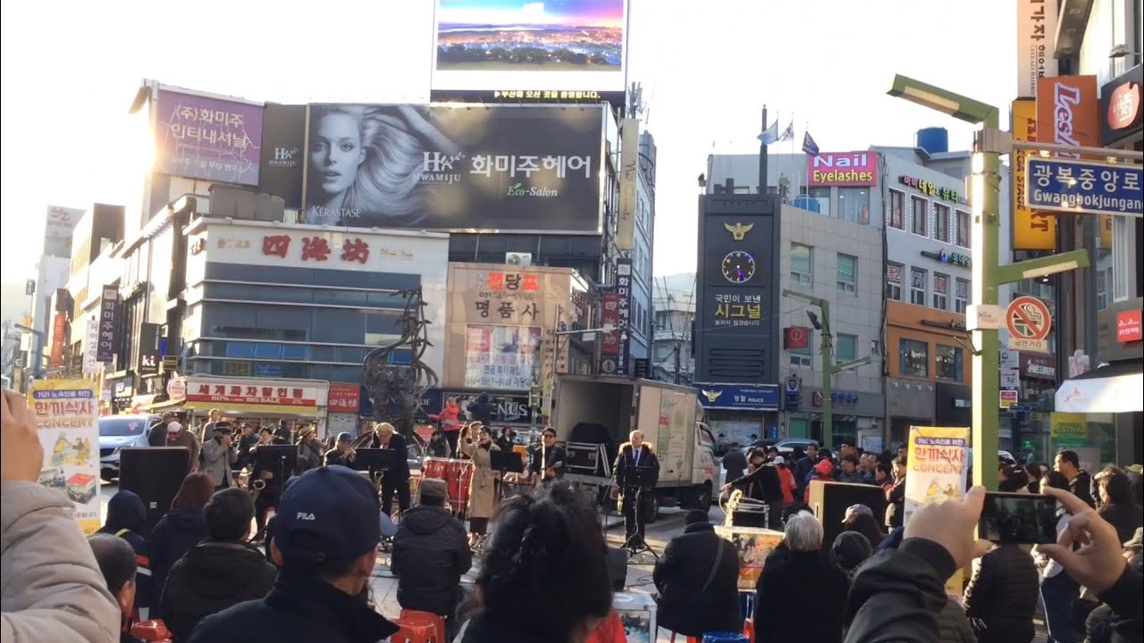 【韓国 】釜山 光復路通り 광복로패션거리　Korea Busan 2019