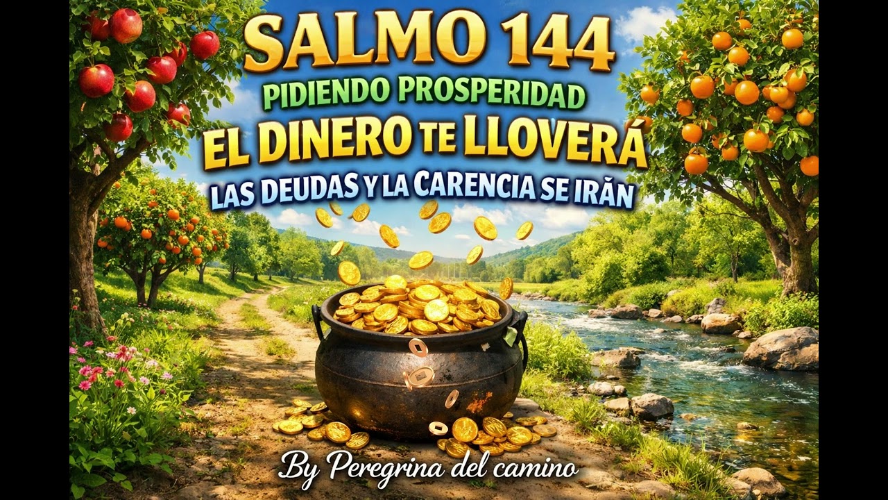 SALMO 144 EL DINERO TE LLOVERÁ SE ACABARÁ LA CARENCIA Y POBREZA DE RECURSOS. PODRÁS PAGAR TUS DEUDAS