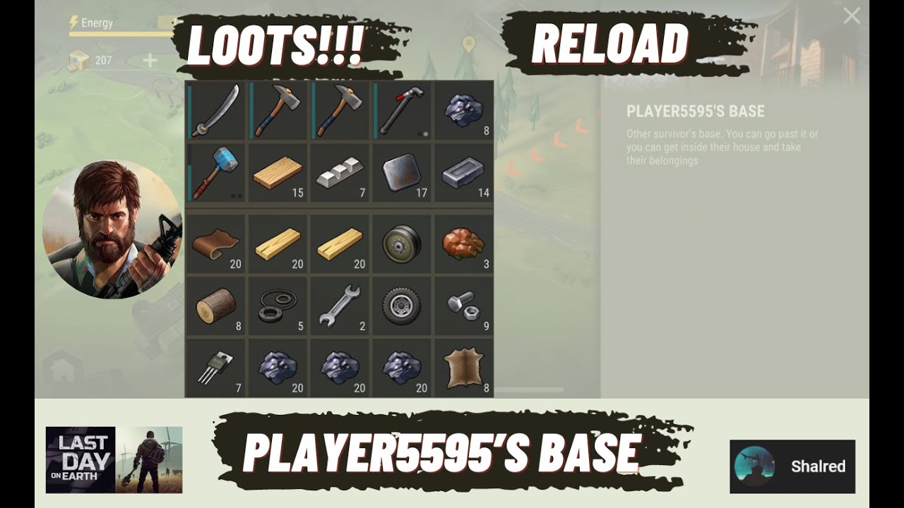 LDOE RAID Player 5595'S BASE  - Last Day On Earth Survival