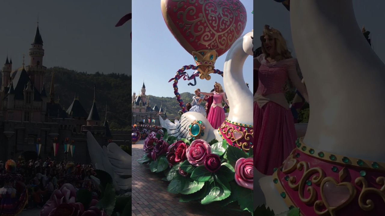 Hong Kong Disneyland &ldquo;Flights of Fantasy Parade&rdquo; Disney Princesses