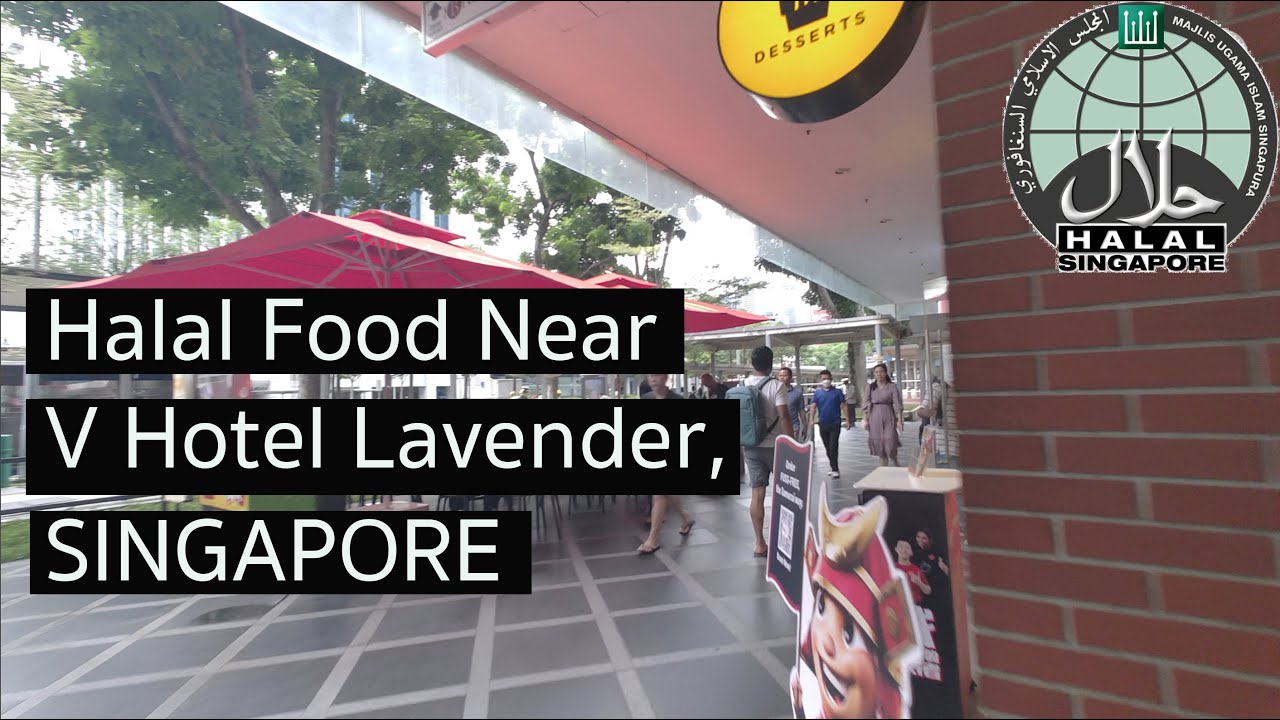 Halal Food Around V Hotel Lavender | Trying Qiji Singapore | How to order Halal Via Food Panda