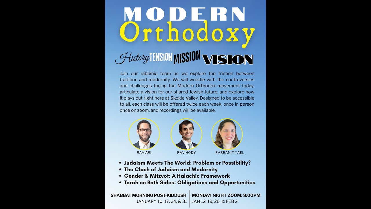 Modern Orthodoxy 4: Torah on Both Sides: Obligations and Opportunities with Rabbanit Yael Keller