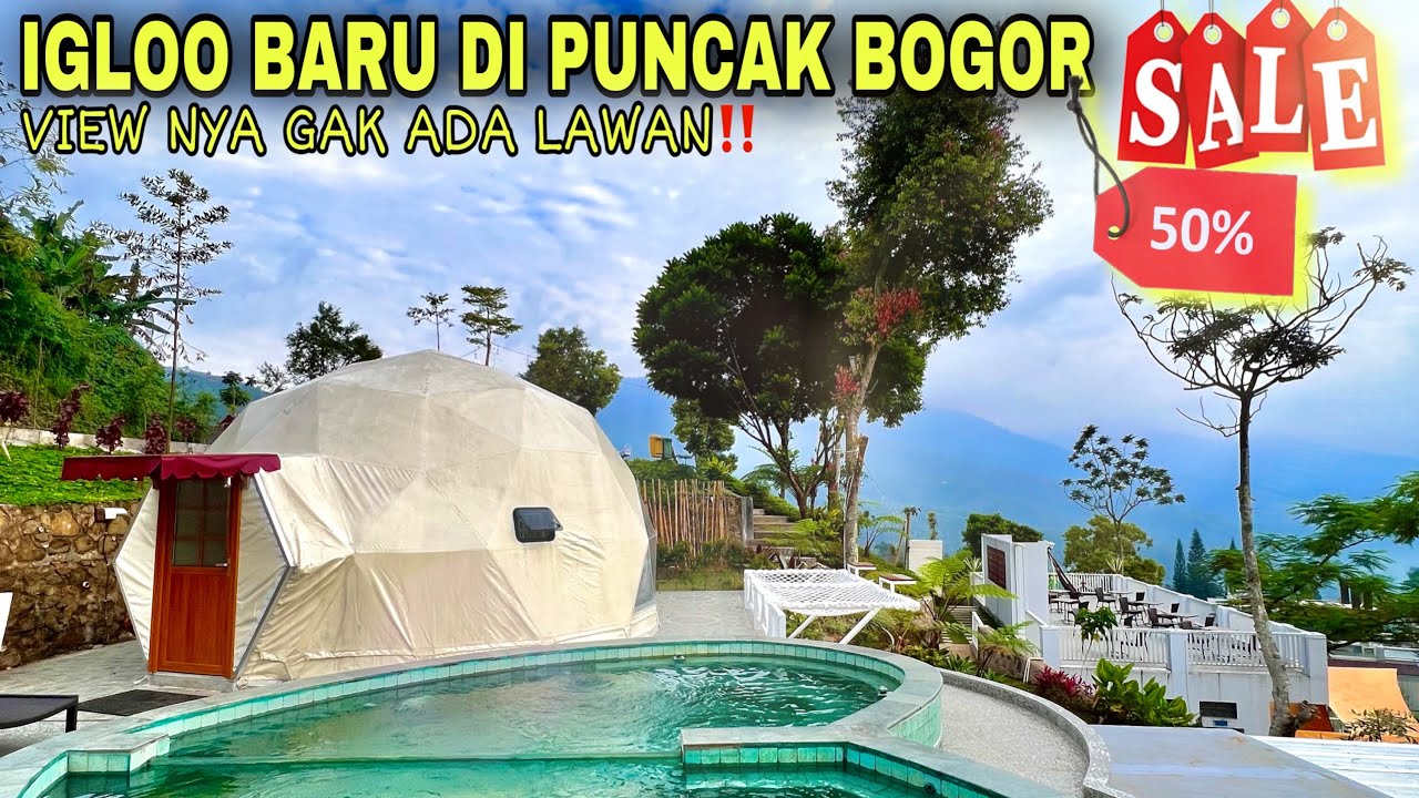 WISATA BARU DI PUNCAK BOGOR | CEMPAKA IGLOO BY DE POINTE RESORT AND RESTO