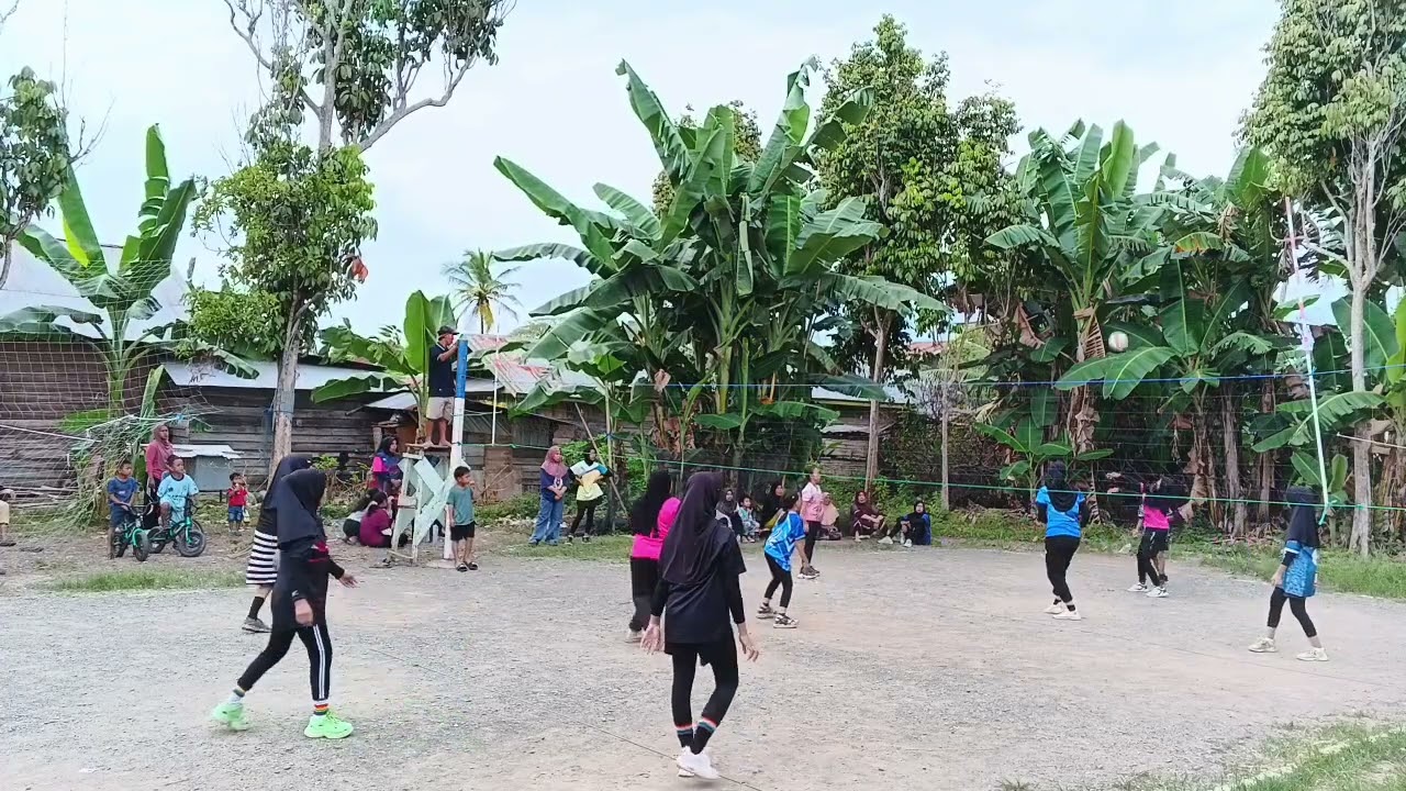 Pertandingan Voli Lebani VS Benteng Gawe - set 2 