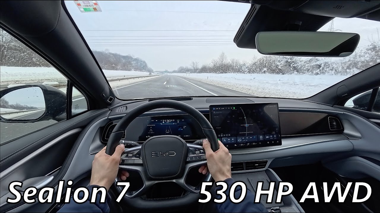 BYD Sealion 7 2025 POV Test drive (530 HP, AWD)