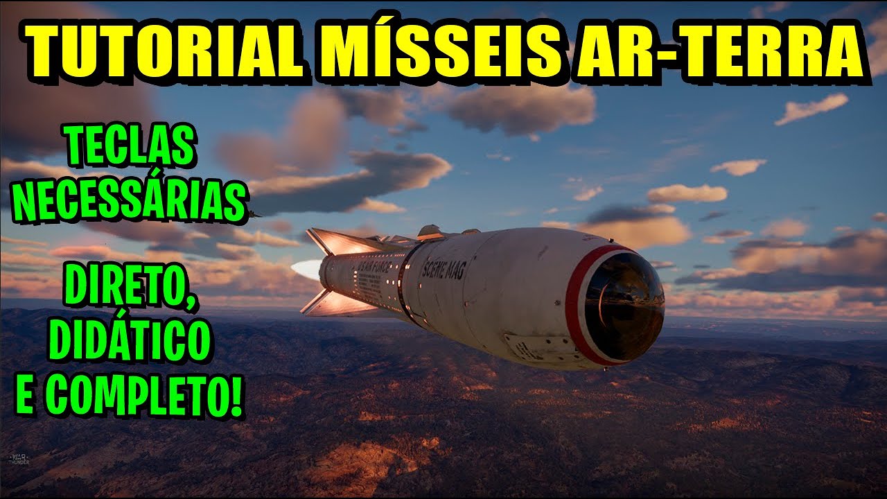 Como usar míssil ar terra em 9 minutos (guia completo) - War Thunder