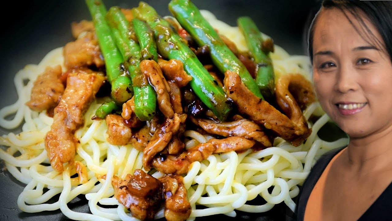 Pork & French Beans in Black Bean Sauce | Chinese Style Cooking Recipe