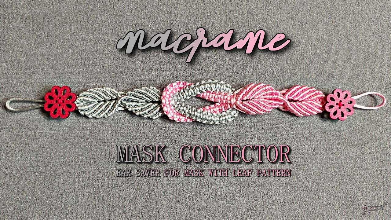 Учебное пособие по соединению маски из двухцветной атласной веревки