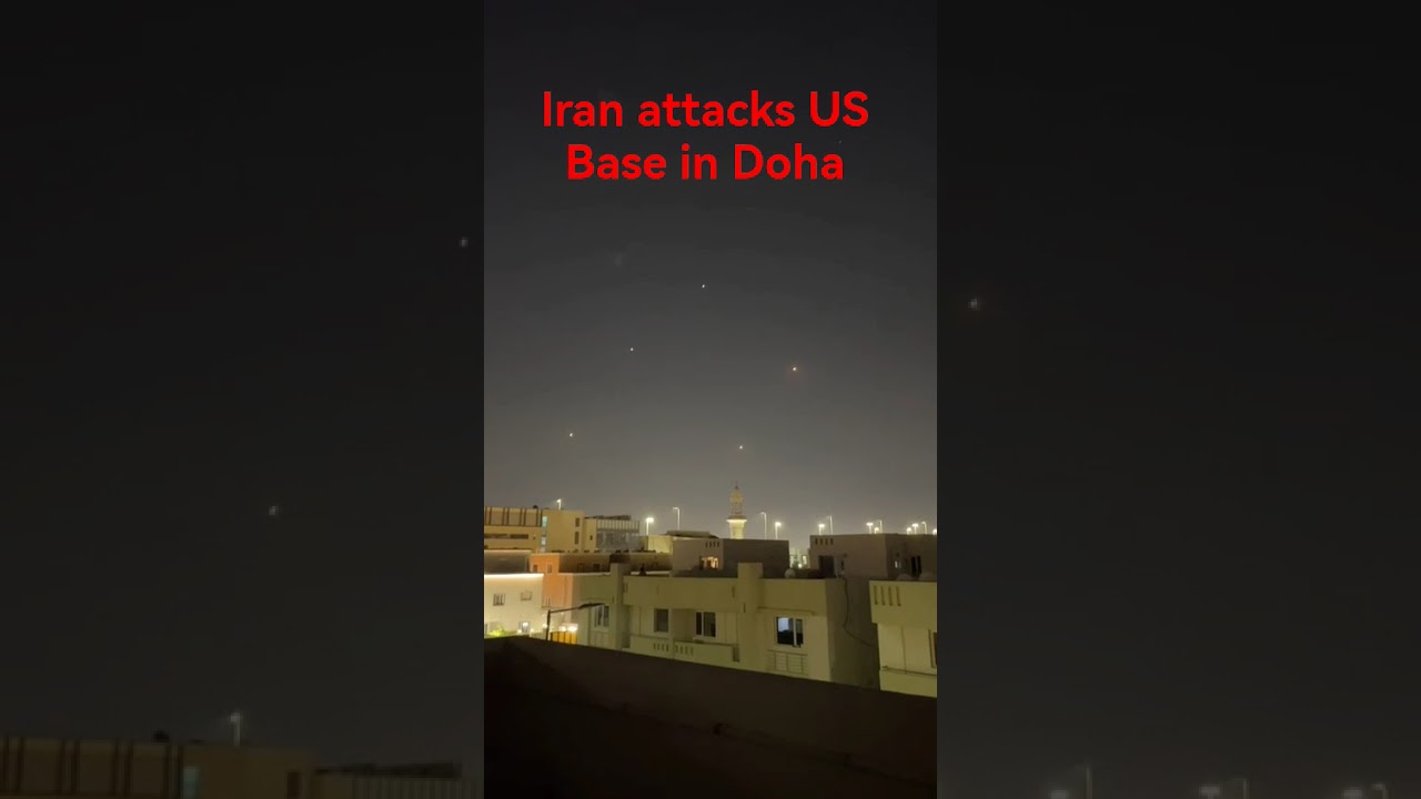 Iran attacks US base in Qatar😔