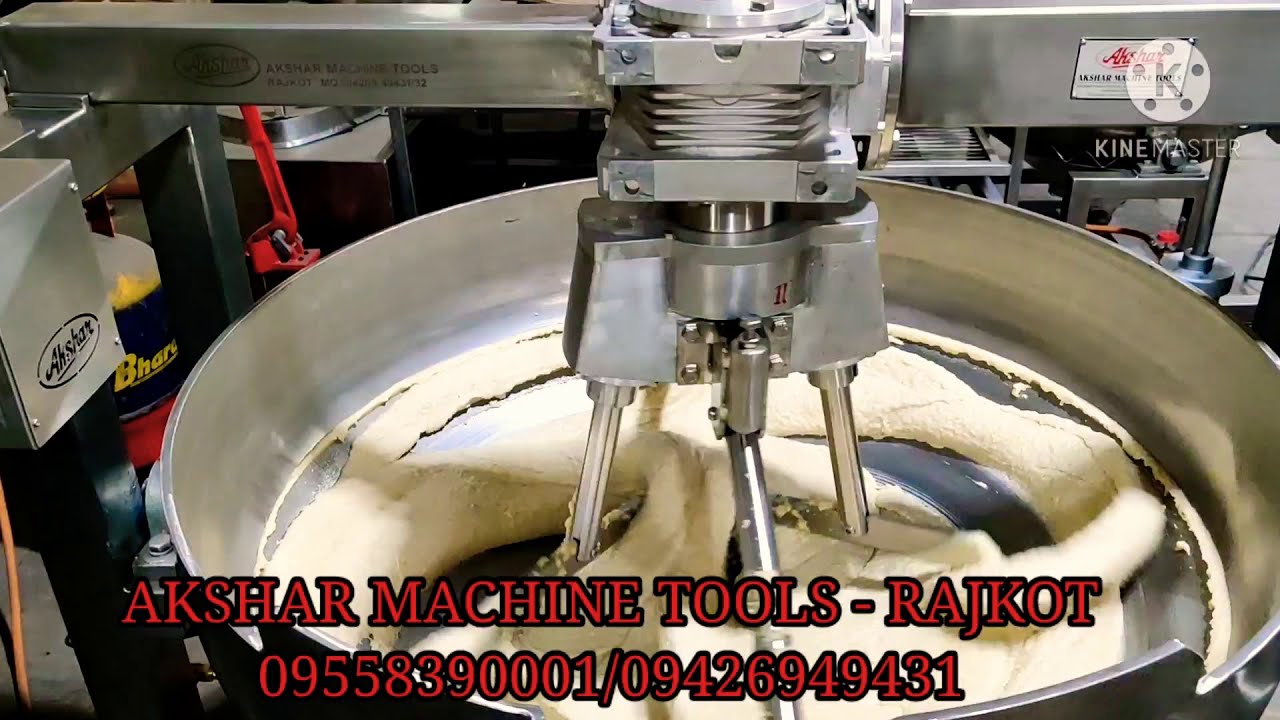 Halwa Machine, Kaju Kartri, Kaju Barfi, Sweet Making Machine, Musti Machine , Chikki, Penda