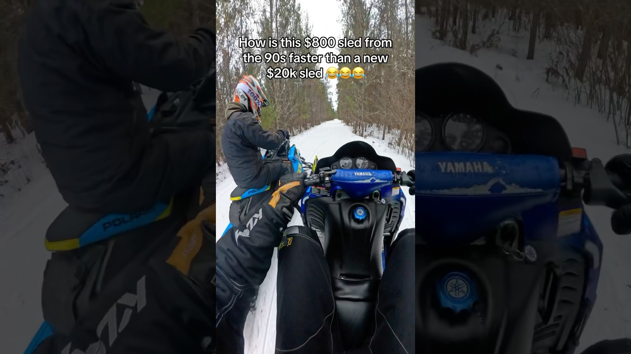 1999 Yamaha srx700 vs 2019 Polaris Indy 800 xc #yamaha #srx700 #polaris #indy800 #xc #snowmobile