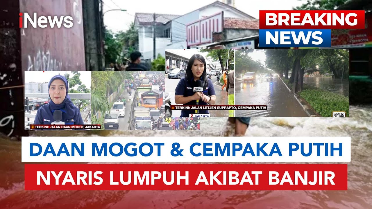 BREAKING NEWS Banjir Kembali Merendam Jakarta, Daan Mogot & Cempata Putih Nyaris Lumpuh | 29/1