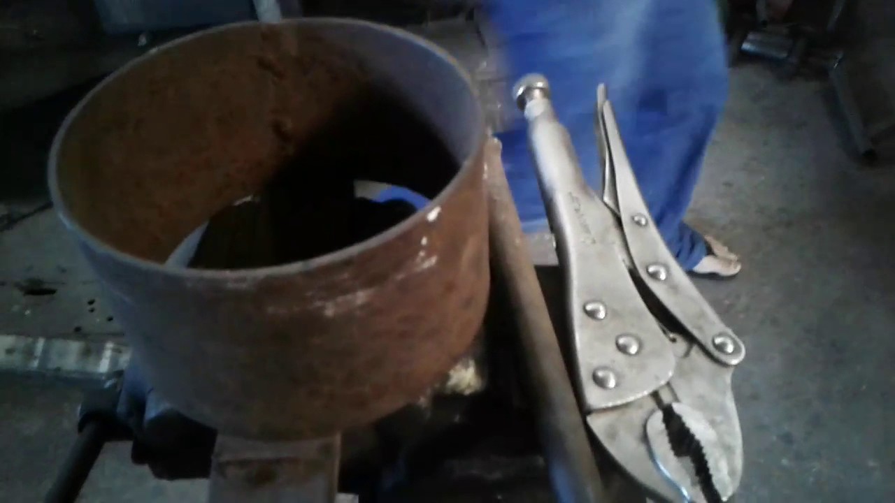 Como virar argolas de barra chata manualmente