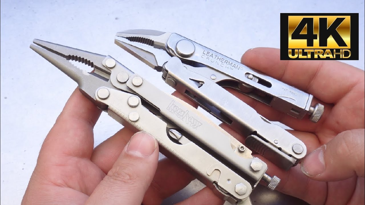 Leatherman Crunch vs Kershaw A100C *4K Ultra HD*