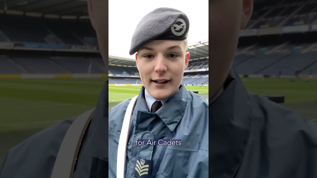#Shorts - RAF Air Cadets Flying the Flags for the Six Nations at Murrayfield